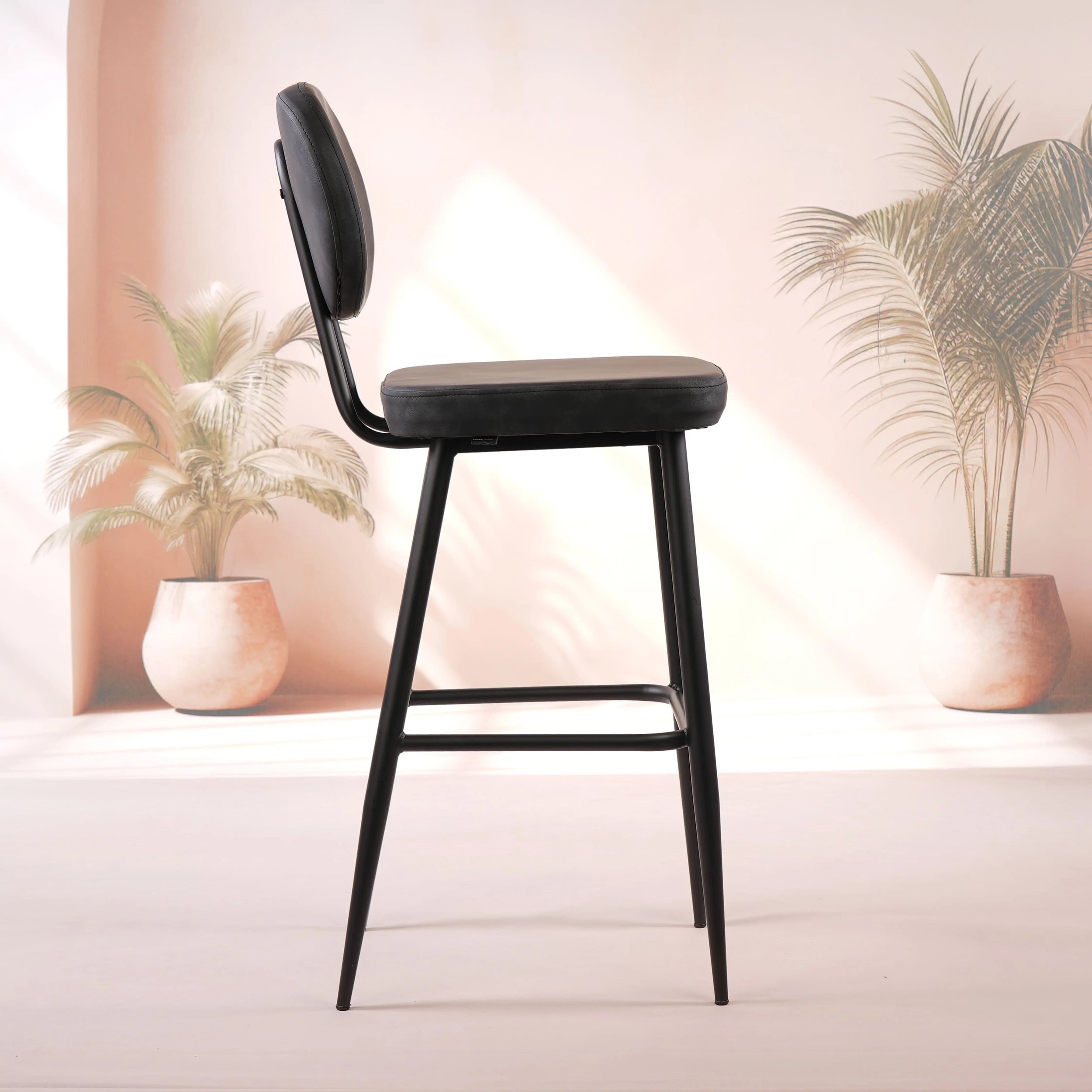 DENIZ BAR - Tabouret de bar 65/75cm