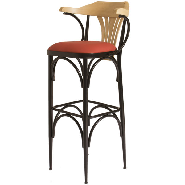 TABOURET DE BAR NOELIE ROUGE