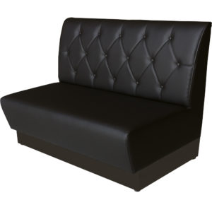 BANQUETTE TEX NOIR