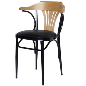 Fauteuil bois pour restaurant