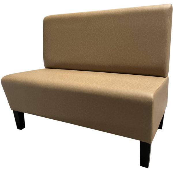 banquette similicuir taupe